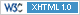 valid XHTML 1.1 strict