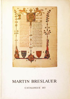 MARTIN BRESLAUER - CATALOGUE 103