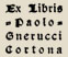 Ex-libris del collezionista Paolo Gnerucci